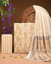 PREMIUM GOTA PATTI COTTON SUIT SET WITH COTTON DUPATTA(BFCOTGH50)